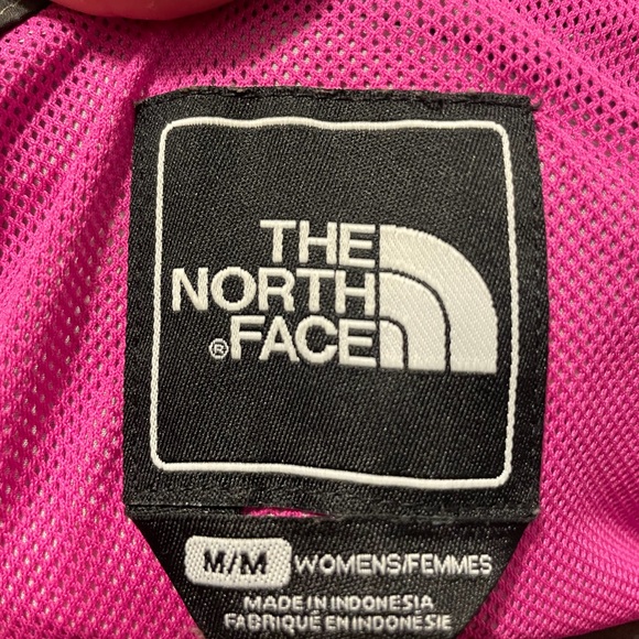 The North Face Camouflage Jacket with Pink Zipper - Picture 3 of 3
